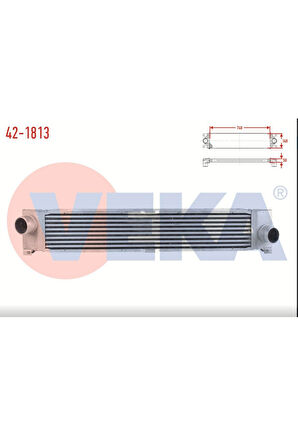 Boxer Jumper Ducato3 İntercooler Radyatörü Euro4 (İnce Demir Ayak) (421813-0384K1-1614156880)