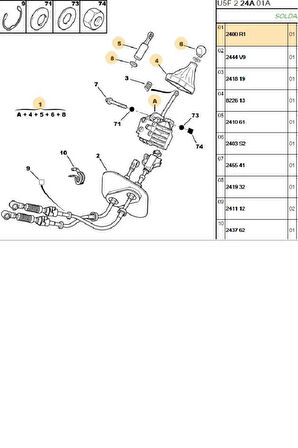 Boxer Jumper Ducato1 Vites Kol Kutusu (Brucke735316070-2400R1-735316070)