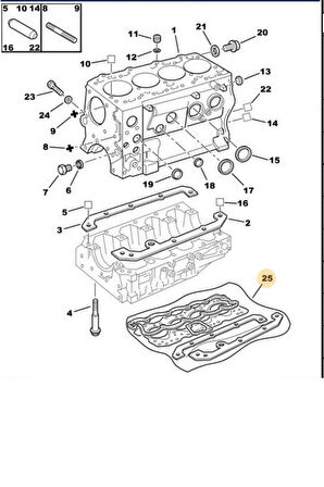 Boxer Jumper Ducato2 Takım Conta 2 8 Hdı 2 8 Tdı Orj (023697509-0197X9-023697598)