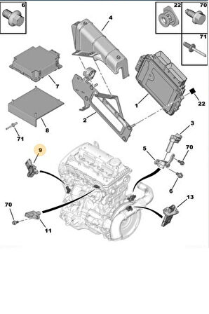 Boxer Jumper3 Map Sensörü Euro5 Bosch (0261230308-9675379580-Ag619F479Aa)