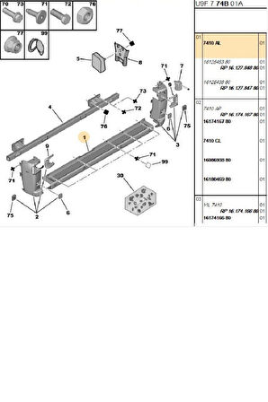 Boxer jumper Ducato3 Arka Orta Tampon (131070-7410Al)