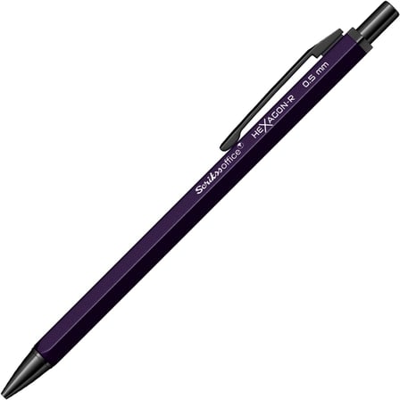 Scrikss Office Hexagonr Mekanik Kurşun Kalem Mor 0.5 Mm