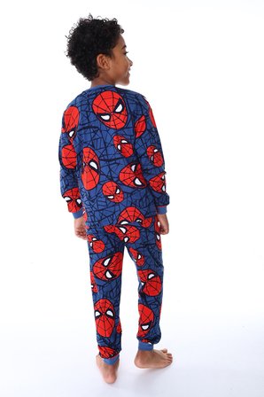 Süper Kahraman Örümcek Adam Desenli %100 Pamuk Erkek Çocuk Pijama Takımı