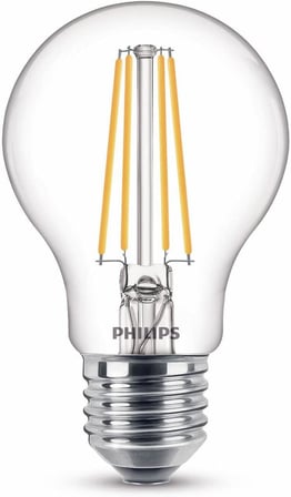 Philips LED Classic 60W A60 E27 Non-Dim 2700K Sarı Işık LED Filament Ampul
