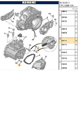 Boxer Jumper Ducato3 Şanzıman Yağ Tapası Orj (P222111)