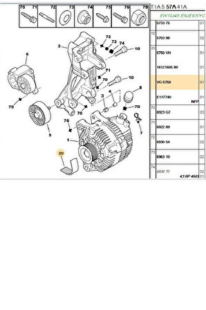 Boxer Jumper Ducato 2 V Kayışı 2 0 Hdı Orj (P5750Xj)