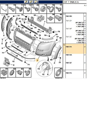 Boxer Jumper Ducato 3 Tampon Sol Euro 4 Orj (P7401Fh)