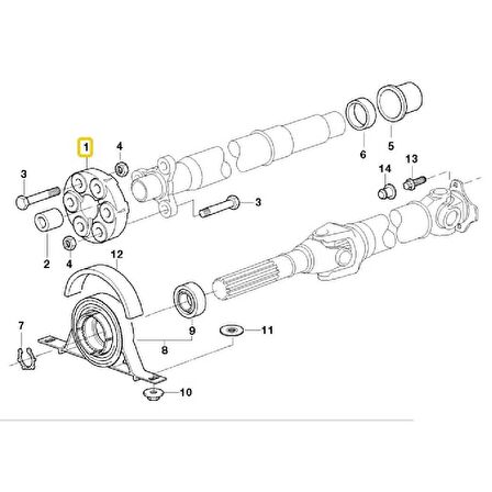 BMW FEBİ ŞAFT KÖSELESİ 26117511454 - 26111209168