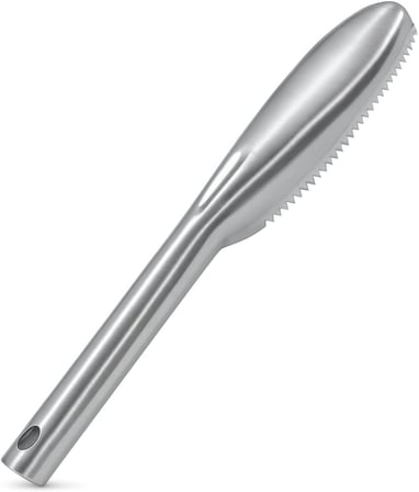 Busstier Balık Pul Soyacağı Metal Gövde Dişli Yapı Hızlı Pul Temizleme Aparatı Ergonomik Saplı Pratik Balık Temizleme Aracı Mutfak İçin Kolay Kullanım Pul Kazıyıcı Alet