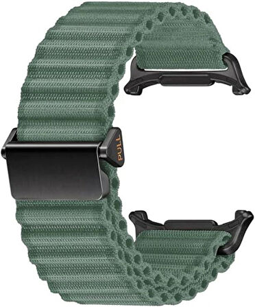 Galaxy Watch Ultra Uyumlu Metal Tokalı Hasır KORDON