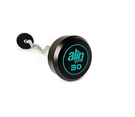 30 kg Z Barbell Ağırlık Antrenmanı İçin Krom Kaplama Metal ve Kauçuk Malzeme