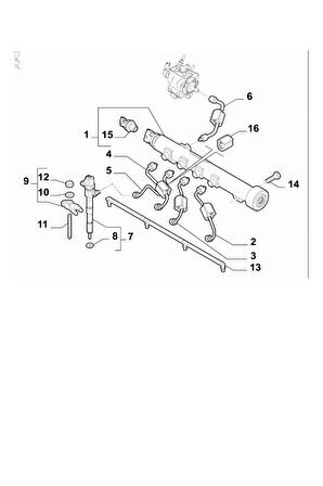Ducato3 Rail Müşürü(55280822) (50438237) (55230827)