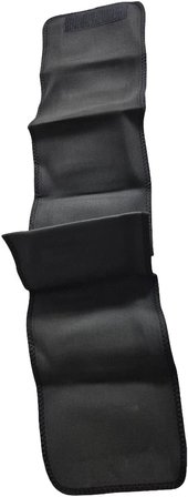 Termal Sauna Kemer, Neopren Malzeme, Bel ve Göbek Eritme, Ayarlanabilir Beden, 60-115 cm, Siyah