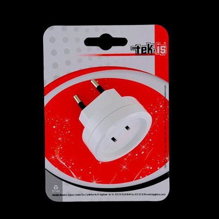 Türk Fişi – Amerikan Tip Fişe Çevirici Seyahat Adaptörü | Tip C Türkiye (Erkek) → Tip A Amerika (Dişi) | 250V – 6A | Amerika, Kanada, Japonya Uyumlu