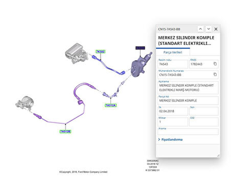Debriyaj Üst Courier Fiesta Bmax ( LUK511061010 - CN157A543BB - CV217A543BA )