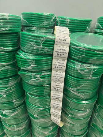 Bahçe Sulama Hortumu Örgülü New Garden 1/2 Parmak Metre Seçiniz Hızlı Teslimat Dışı Yeşil Içi Sarı (20 Metre)