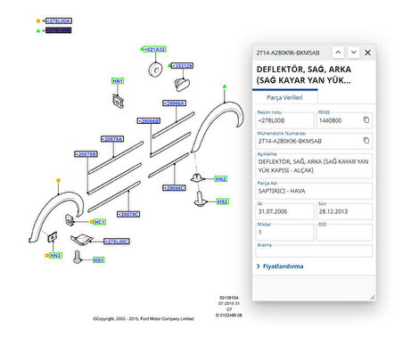 Arka Çamurluk Ağız Bakaliti Sağ Connect Bm 02