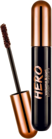 Hero Volume &amp; Curl Yoğun Hacim Veren Nemlendirici Etkili Kahverengi Maskara