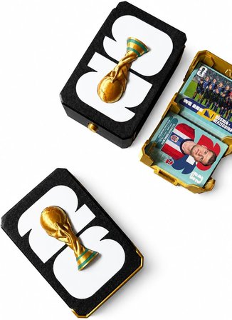 Dünya Kupası/World Cup Kilitli Etiket Saklama Kutusu (Panini Sticker ile Uyumludur) - 1 Adet
