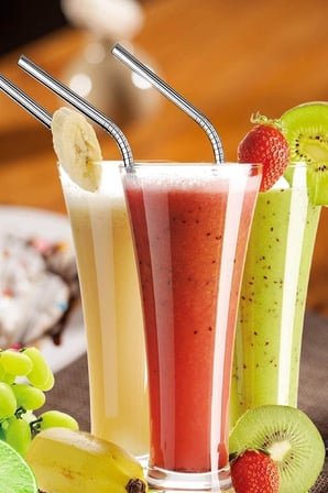 6’lı Krom Paslanmaz Metal Pipet Seti – 3 Adet Pipet Temizleme Fırçası Hediyeli, Çevre Dostu Metal Pipet, Dayanıklı Paslanmaz Çelik Pipet, Uzun &amp; Kısa İçecek Pipeti Seti (6 LI Set)