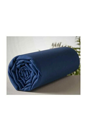 Lacivert 120x200 (ARA BOY) %100 Pamuklu Penye Lastikli Çarşaf