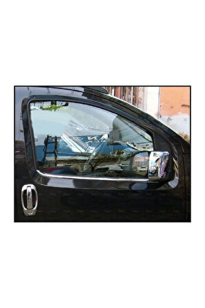 Peugeot Bipper Uyumlu Krom Cam Çıtası 2 Prç. 2008 Ve Üzeri Paslanmaz Çelik