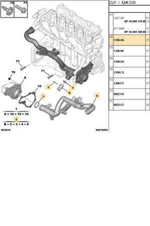 Su Kollektör Focus 04 1.6 Hdı ( POJ1336AG - 9M518K512BA )