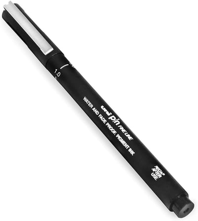 Uni Pin Fine Line Kalem Siyah 1.0 Ml PIN10-200