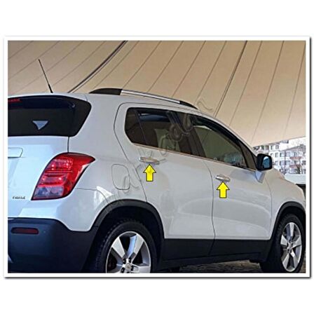 DB Chrome Chevrolet Trax Kapı Kolu Nikelajı 2012 Sonrası 4 Kapı P.Çelik