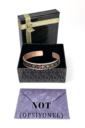 Binbir Trend El Yapımı Ayarlanabilir Saf Bakır Bileklik Seti, Bakır Bilezik BB-320