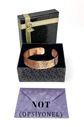 Binbir Trend El Yapımı Ayarlanabilir Saf Bakır Bileklik Seti, Bakır Bilezik BB-327