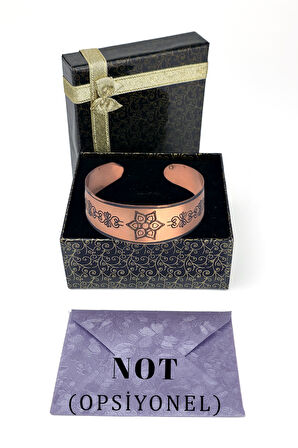 Binbir Trend El Yapımı Ayarlanabilir Saf Bakır Bileklik, Bakır Bilezik BB-341