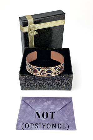 Binbir Trend El Yapımı Ayarlanabilir Saf Bakır Bileklik, Bakır Bilezik BB-345