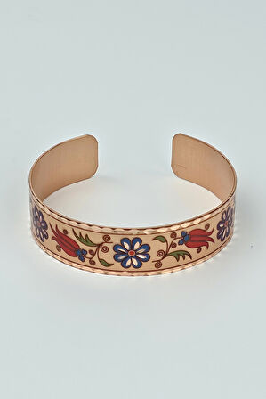 Binbir Trend El Yapımı Ayarlanabilir Saf Bakır Bileklik, Bakır Bilezik BB-347