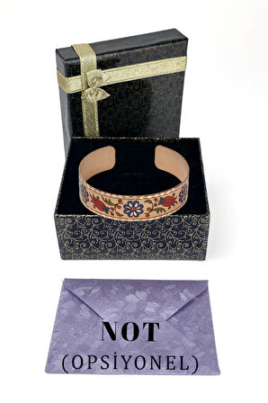 Binbir Trend El Yapımı Ayarlanabilir Saf Bakır Bileklik, Bakır Bilezik BB-347