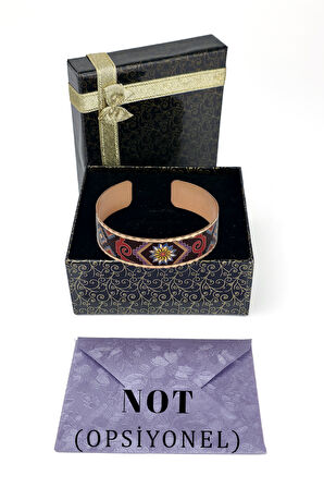 Binbir Trend El Yapımı Ayarlanabilir Saf Bakır Bileklik, Bakır Bilezik BB-348