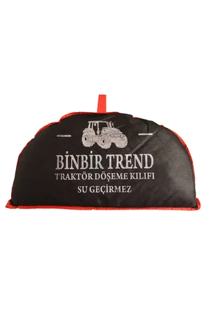 Erkunt Traktör Koltuk Kılıfı-Kabinli - 3 Parça - Kırmızı Deri