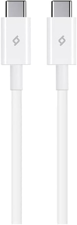 USB-C - USB-C 120cm 60W PD/QC Hızlı Şarj/Data Kablosu Beyaz