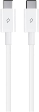 USB-C - USB-C 120cm 60W PD/QC Hızlı Şarj/Data Kablosu Beyaz