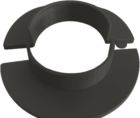 Klima Borusu Dekoratif Kapak, Plastik, Boru Deliği Kapatma Aparatı Koyu Gri