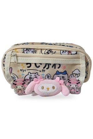 Chiikawa ve Sanrio Temalı Çok Bölmeli Kalemlik - Çok Fonksiyonlu Fermuarlı Kalemlik