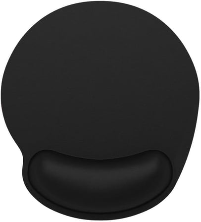 Bilek Destekli Mousepad – Ergonomik Tasarım, Ofis ve Oyun için Siyah