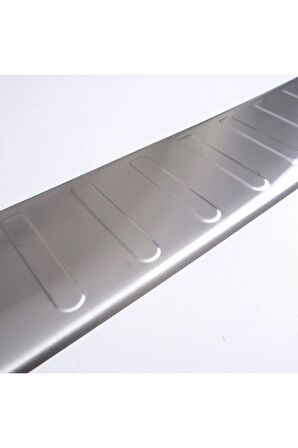 Peugeot Partner Tepee Krom Arka Tampon Üzeri Koruma 2008-2018 Paslanmaz Çelik Taşlı