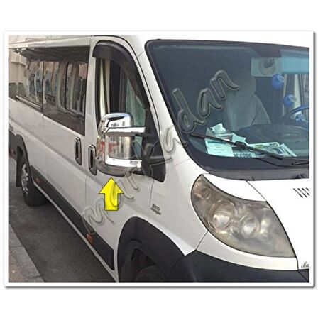 DB Chrome Fiat Ducato Krom Ayna Kapağı 2006 Sonrası 2 Parça Abs Krom