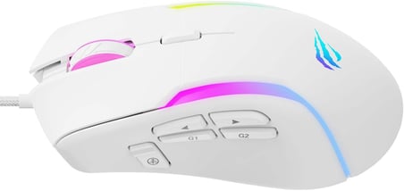 Havit Gamenote MS1033 RGB Uyumlu Beyaz Gaming Makrolu Oyuncu Mouse 8000 DPI