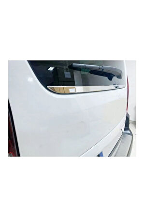 Peugeot Partner Tepee Krom Arka Cam Alt Çıtası 2008-2018 Paslanmaz Çelik