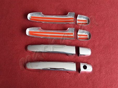 DB Chrome Toyota Urban Cruiser Kapı Kolu Nikelajı 2010 Sonrası 4 Kapı P.Çelik