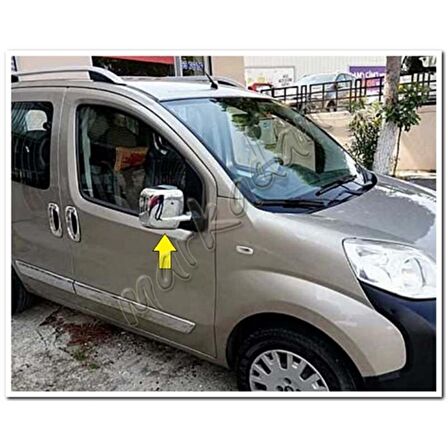 DB Chrome Citroen Nemo Krom Ayna Kapağı 2008 Sonrası 2 Parça Abs Krom