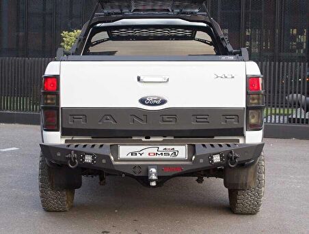 Ford Ranger Dakar Çelik Arka Tampon Ledli (Sensörlü) 2011 ve Sonrası