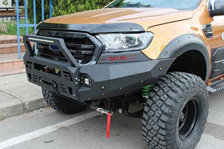 Ford Ranger Dakar Çelik Ön Tampon Ledbarlı Sensörlü Karter Koruma 2011-2015 Arası